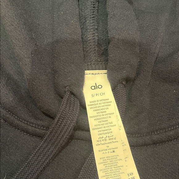 Alo Yoga Accolade Hoodie – Unisex – Navy – Size Small - Picture 6 of 9